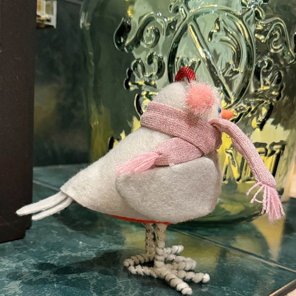 Festive 2018 Target Red and Gray Bird Decoration (Noelle) - Picture 7 of 10